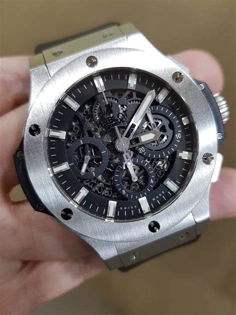 hublot big bang aero skeleton|Hublot big bang 45mm.